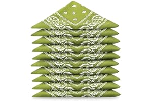 ...KARL LOVEN Lot de bandana 100% Coton paisley foulard fichu bandanas 25 couleurs au choix - Lot 5/10 / 20