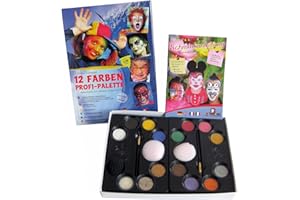 ‎EULENSPIEGEL EULENSPIEGEL Schminkpalette 12 Farben 21 Teile