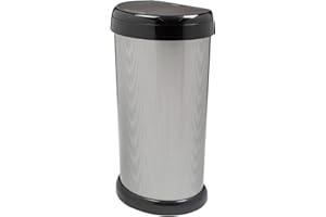 Tontarelli NEW!!!!! 42L MODA TOUCH TOP BIN - METAL EFFECT CARBON FINISH