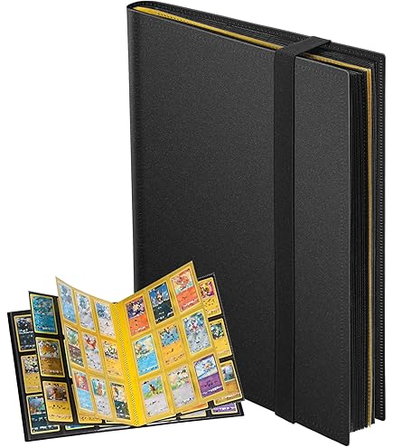 Card Collection Binder 9-pocket Card Binder, Black | GPLA-571 Mtg Binder