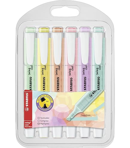 MIUTME Gelstifte Set – 5 Pastellfarben, 0,7 Mm Feine Spitze, Schnell Trocknend Für Schule & Büro