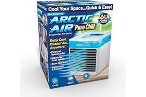 Arctic Air Pure Chill Evaporative Ultra Portable Personal Cooler with 3-Speed Air Vent, No Size
