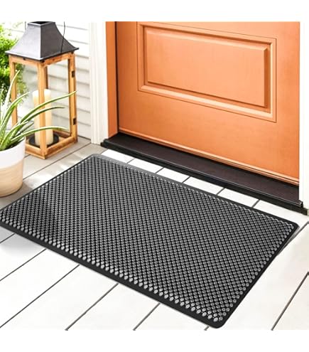 Zerbino Compos Sicignano In Gomma Forato | Antiscivolo Drenante Per Esterni E Interni - Modulo 40x60cm - Foto 2