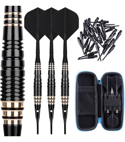 Tamay Lot De 1000 Pointes De Fléchettes Souples En Plastique De Qualité Supérieure - Version Clé I Filetage 2BA - Pointe De Rechange - Particulièrement Stables Et Durables - Fabriqué En Europe