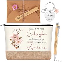 Xuniea 6 Pezzi Set Regalo Di Addio Per Colleghi Borsa Tote In