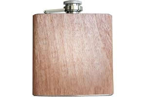 PIXELSTUDIO Flachmann Holz 1 Stück