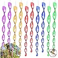 BIGTHREE® Bird Deterrent Rods, 10 Pcs Reflective Bird Scarer Devices, 5 Colors Bird Repellent Rods, Pigeon Deterrent to Keep Birds Away From Garden Fruit Trees Patio Yard Windows(30cm)