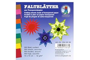 URSUS – plegable hojas papel transparente , color/modelo surtido