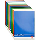 Pigna Colours, Quaderno Formato A4, Rigatura 4M, Quadretti 4 mm per 4° e 5° Elementare Medie e Superiori, Carta 80G/Mq, Pacco