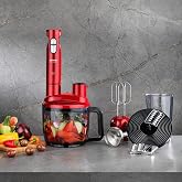 Sch&auml;fer Chef Blend Mega Blender Set-Kırmızı