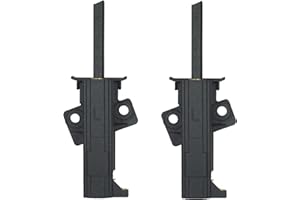 HOBBYPOWER24 Kohlebürsten Kohlen für Waschmaschine mit Halter " L " Halterlänge 57mm passend für AEG Lavamat 72600 UPDATE / 72600WCZ / 72600WGB / 72600WS / 72605 UPDATE / 72610W / 72620 / 72620W /