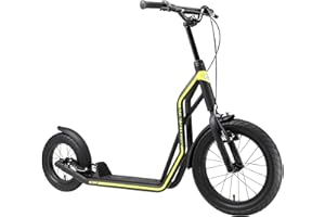 STAR SCOOTER Monopattino Bambini 2 Ruote da 7-8 Anni | Scooter Regolabile 12/16" Pollici con Ruote Grandi Pneumatico
