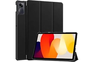 Vakarey Hülle für Xiaomi Redmi Pad SE 11 Zoll 2023 Tablette, Schwarz