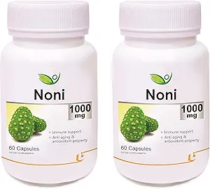 Biotrex Nutraceuticals Noni 1000mg - 60 Capsules (Pack of 2)