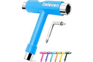 D DELEVEN Skateboard Tool Longboard Tool Clé Allen Roller Tool Clé de Skate Skate Tool Tools Skate Accesoire Skateboard Outils Skate Planche de Skate Jart Cle Skate Outil Skate Tool de Skate T Tool Longboard