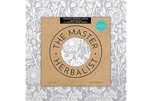 ‎THE MASTER HERBALIST The Master Herbalist MAIGLÖCKCHEN duftendes Schrankpapier in einem GRAUEN William Morris Design. Enthält ätherische Öle | Packung mit 5 Blättern