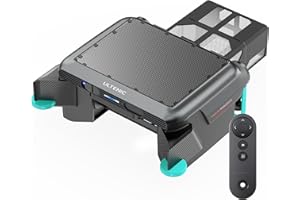 ULTENIC Pooleco S1 Robot Limpiafondos de Superficie Piscina con Portacloros, Doble Carga Solar + DC, Limpieza 24/7 sin Interrupciones, Skimmer Automático Elimina Hojas/Insectos para Todo Tipo de Piscinas