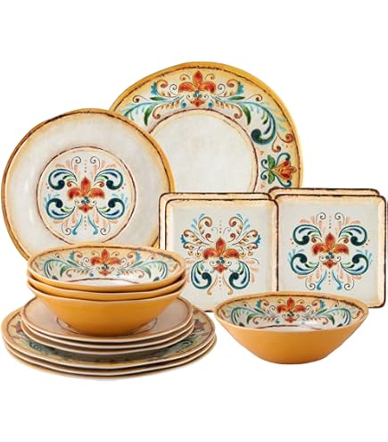 DEMDACO Tie-Dye Pattern - 11 Inch Blue/White Melamine - View #10