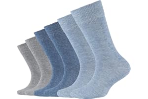 Camano Kinder Kindersocken ideal für aktive Mädchen und Jungen natürliche Baumwolle optimaler Sitz beständig 6er Pack