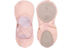 SKYSOAR Tancefair Scarpe Danza Classica Donna Tela Balletto Scarpe Ginnastica Ballo Pantofole per Bambina Ragazze