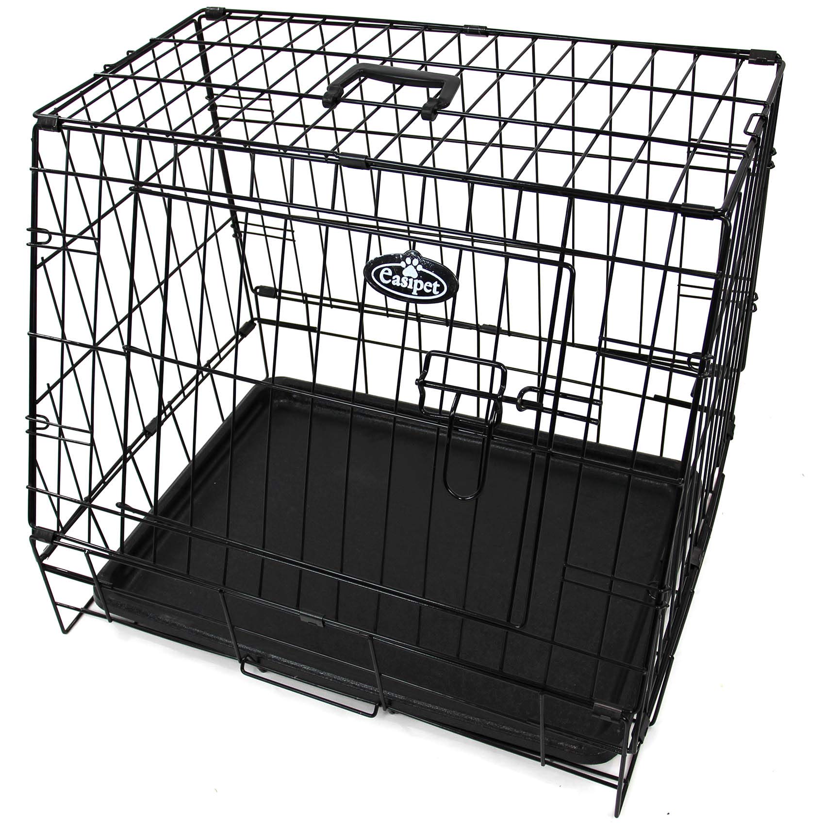 Easipet Sloping Travel Crate Cage Small 24” Folding Car Dog Puppy Pet