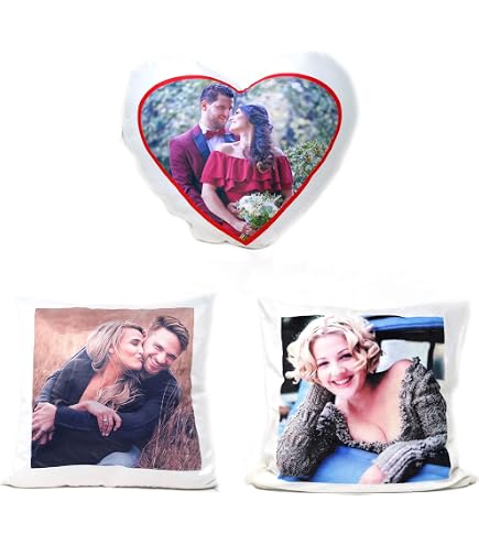 Persönlicher Kissenbezug Mit Foto-Collage & Text – 40x40 Cm Baumwolle, Personalisierbar Für Geschenke