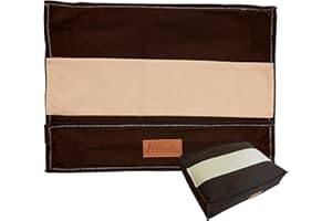 Ellie-Bo Replacement Striped Dog Bed Cover, 48-Inch, 117 x 75 cm, 2X-Large, Brown/Cream