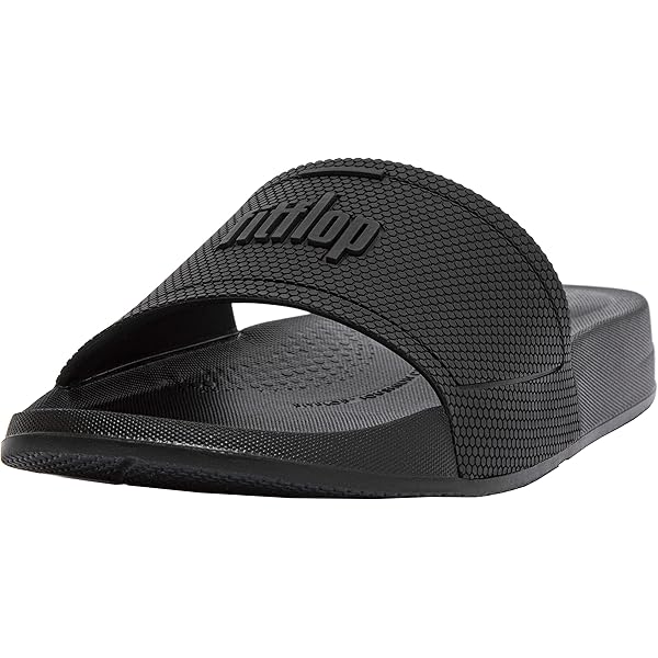 Fitflop Women's iQUSHION Slides Flip-Flop, All Black, 3 UK: Amazon.co.uk:  Fashion
