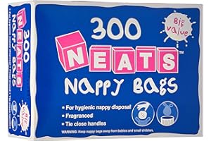 Robinson Neats 8076A Lot de 300 sacs à couches 285 x 310 mm