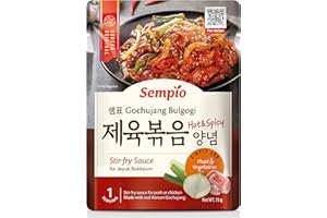 Sauce Gochujang Bulgogi Sempio (75g) - Cuisine Coréenne Authentique à la Maison. Marinade Sucrée, Savoureuse & Épicée pour sauté de Porc
