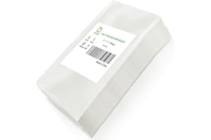 CANLENPK 7x10CM/2,7x 4 pouces Sacs Sous Vide de Petite Taille, Sacs de Stockage de Nourriture Sous Vide, Sacs Alimentaires Sous Vide, Sachets Scellés Sous Vide (100 Pièces)