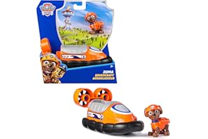 Paw Patrol Patrulla Canina - Vehículo Aerodeslizador Y Figura Zuma - Patrulla Canina Juguetes - Juguetes Niños 3 Años + - Regalo Niño 3 Años
