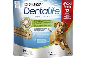 PURINA DENTALIFE Daily Oral Care Snack per l'Igiene Orale per Cani Adulti Stick con Pollo 5 Confezioni da 426g