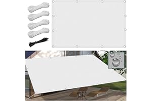 FLYSOUL Vela Ombreggiante Impermeabile 2.3x2.6M Tenda da Sole per Esterno Vele Ombreggianti Rettangolare Telo Parasole con Fune e Occhiellato Protezione UV Tenda Vela per Giardino Balcone Terrazza