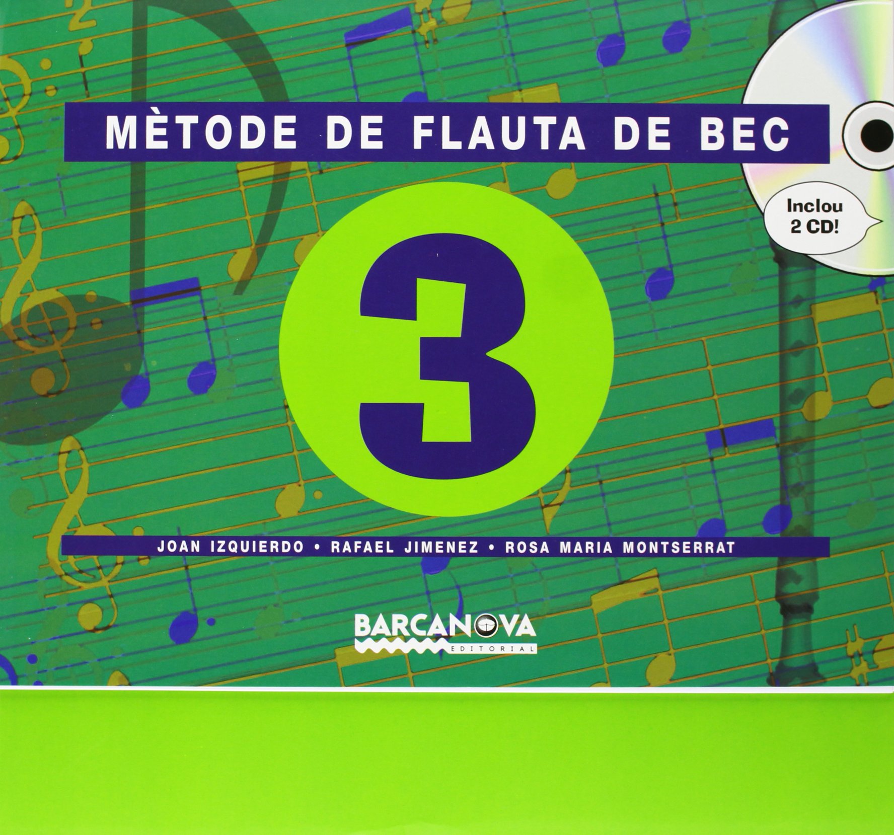 Mètode de flauta de bec 3 CS
