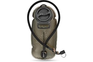 MARCHWAY 2L/2.5L/3L TPU Hydration Bladder, Ultra Durable Water Reservoir Bag with Insulated Tube for Hydration Pack for Cycling, Hiking, Running, Climbing, Biking