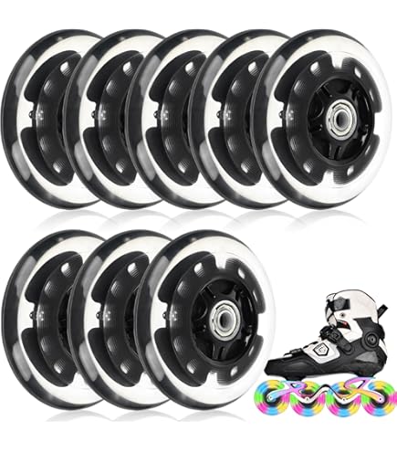 Luminous - 80mm LED Wheel 85a - Lichtgevende Skate Wielen