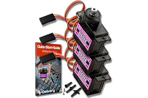 AZDelivery 3 x Mikrosilnik serwo MG90S kompatybilny z Arduino tym E-Book!