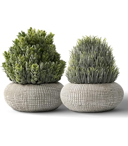 4 stuks kleine kunstplanten voor binnen, plastic planten in pot, eucalyptus, rozemarijn, hyacint, theeplant, kunstplanten als echt voor kantoor, woonkamer, slaapkamer, badkamer decoratie