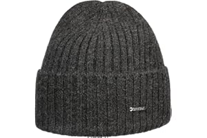 Stetson Gorro de Cachemira Varnell Mujer/Hombre - Beanie Lana Invierno con Vuelta otoño/Invierno