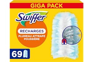 Swiffer Duster dunjackor fångar damm, 69 täcken, fångar och fångar damm och smuts, når de svåraste platserna i hemmet, storle