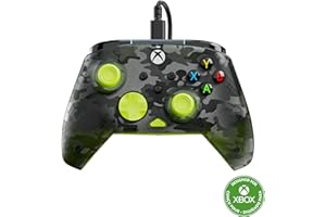 Turtle Beach Rematch Core Ghost Schwarz Camo/Gelb Wired Gaming Controller – Lizenziert für Xbox Series X und S, Xbox One und Windows PCs