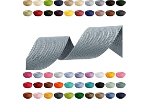 Bä 2 m 5 m 10 m 50 m, 50 färger, bredd 10 mm 15 mm 20 mm 25 mm 30 mm 40 mm 50 mm fickrem polypropen perfekt för gör-det-själv-projekt, handarbete (580) svart, 50 mm x 5 m