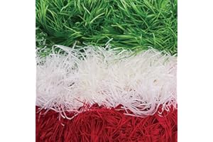 Baker Ross FX336 Christmas Shredded Tissue Paper - Pack of 90g, Kids Crafts Paper, Ideal for Wrapping, Packing, Decorations, Christmas Arts and Crafts Supplies