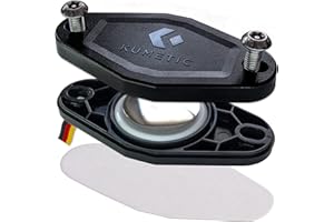 ‎KUMETIC KUMETIC TagSafe Gen2 - universal Gehäuse zum kleben (3M). Passend für Airtag. Super Robust - Diebstahlschutz für Scooter, Motorrad, Wohnwagen, Anhänger, Bike, Ausrüstung. Made in Germany.