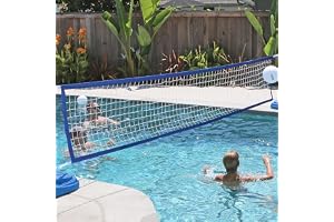 Ersättning av Poolvolleybollnät, Tungt Poolvolleybollnät på 3x15 fot för trädgårdsjordsänkta pooler, Vattenspel, Utomhus