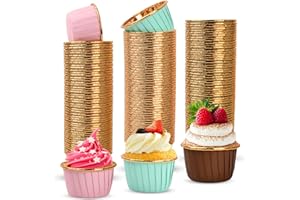 AZONELIFE 150 pirottini decorativi per cupcake e stampi di carta, mini pirottini da pasticceria, per Natale, matrimoni