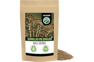 Alpi Nature Eneldo Semillas 250g, Semillas de Eneldo Enteras para Cocinar, Hornear y Preparar Té