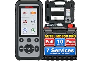 Autel MaxiDiag MD806 Pro Skaner Diagnostyczny, Najnowszy z Diagnostyką Wszystkich Systemów, Reset Oleju, EPB, SAS, DPF, BMS, Przepustnica, Ulepszona Wersja Autel MD808, MD806