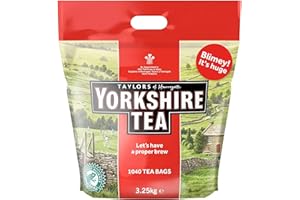 Yorkshire Tea, Total 1040 Tea Bags, (Pack of 3.25 kg)
